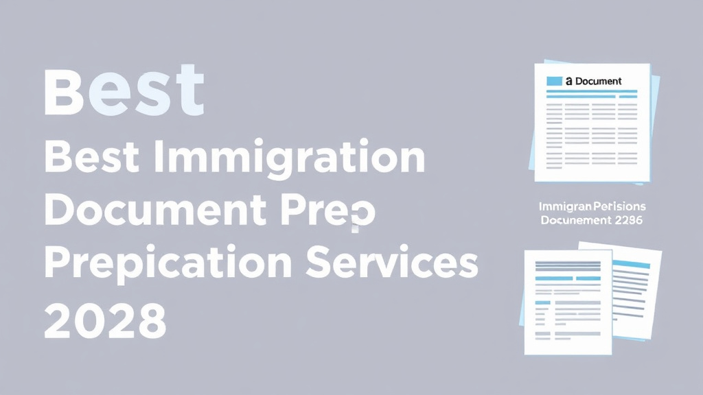 Process flow illustration for putting best Immigration Document Preparation Services 2026 into action