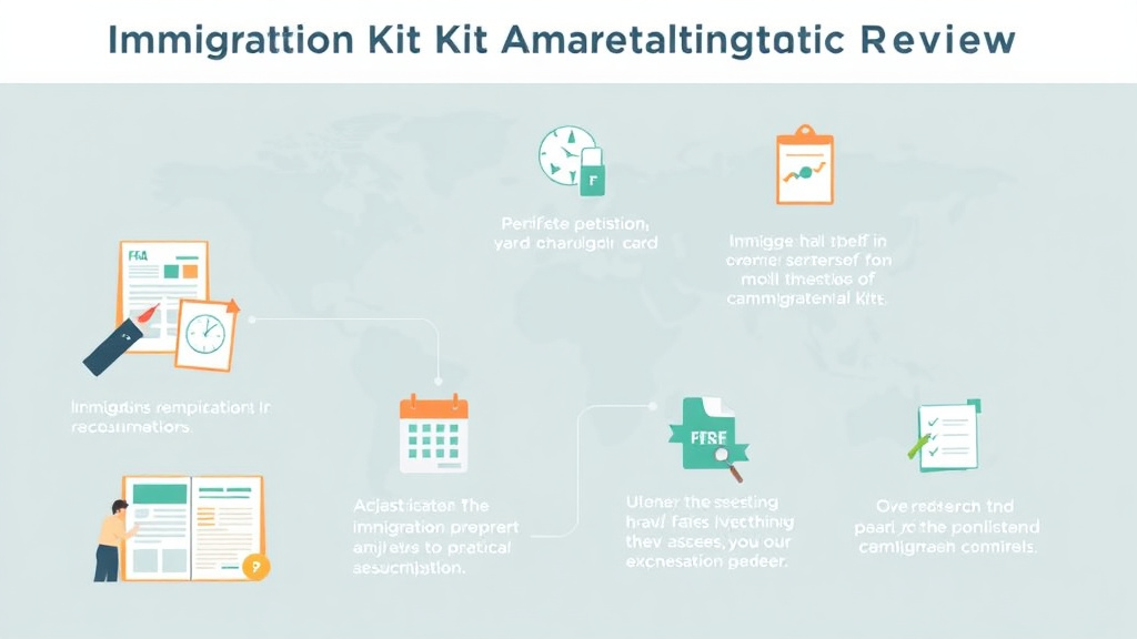 Practical workflow diagram for immigrationKit for Green Card Applications Review