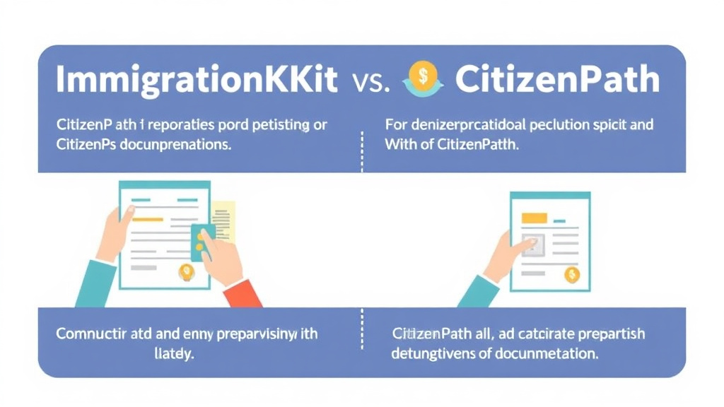 Practical workflow diagram for immigrationKit vs CitizenPath Comparison