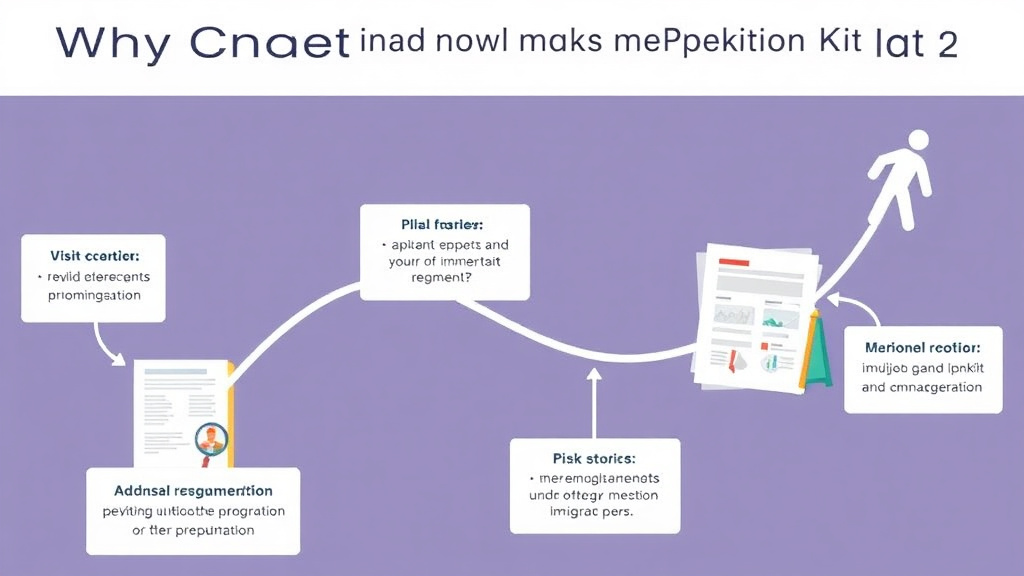 Process flow illustration for putting why Choose ImmigrationKit Over Other Services into action