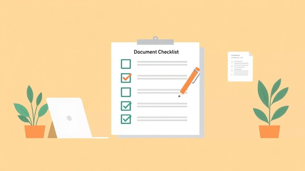 Detailed visual representation of document Checklist for Form I-140