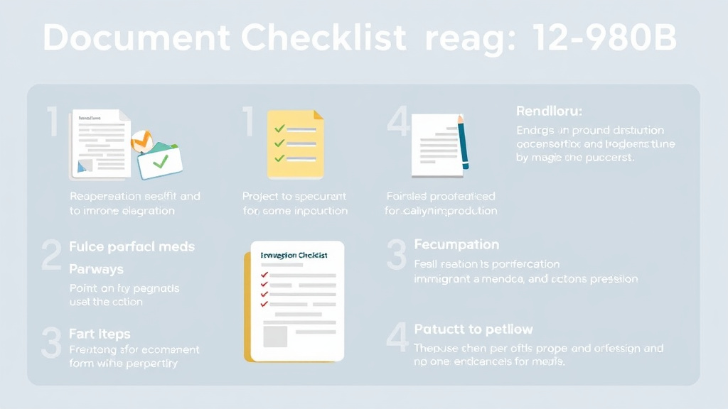 Real-world application diagram for document Checklist for Form I-290B