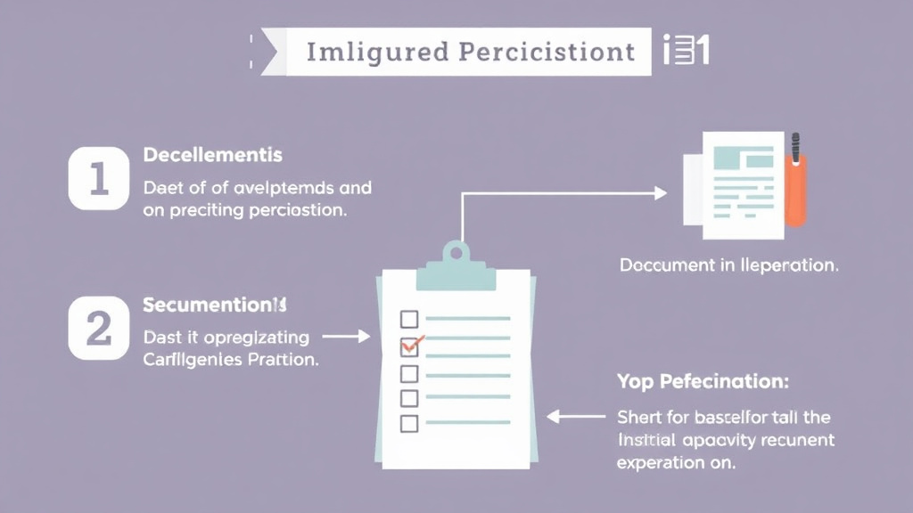 Hands-on guide visualization for document Checklist for Form I-821D