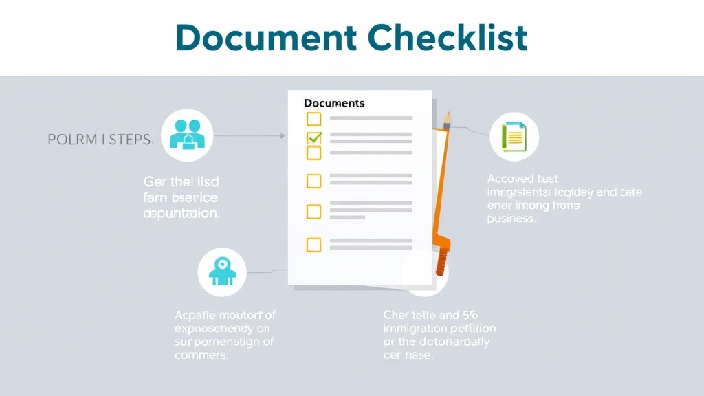 Hands-on guide visualization for document Checklist for Form I-90
