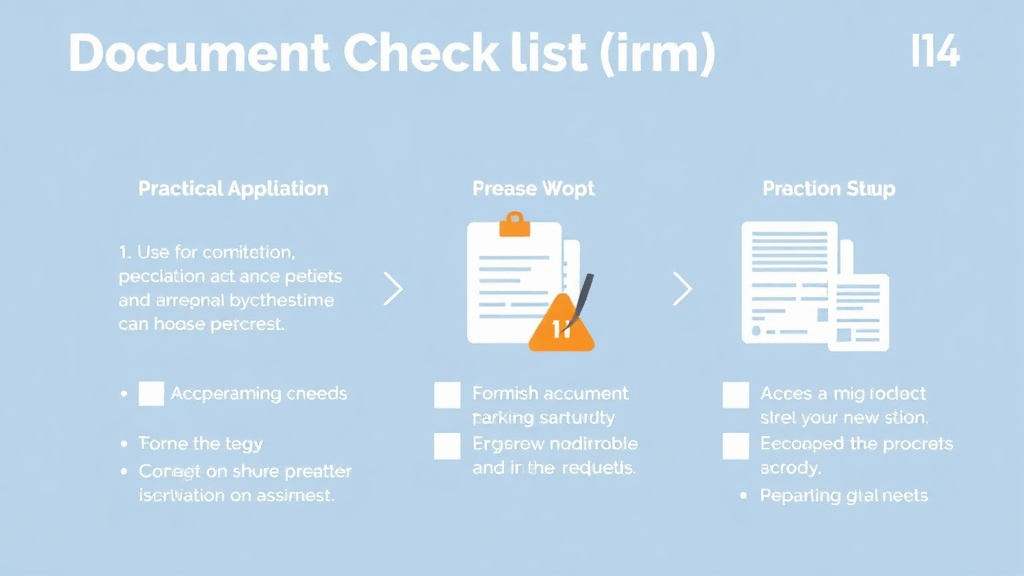 Practical workflow diagram for document Checklist for Form I-94