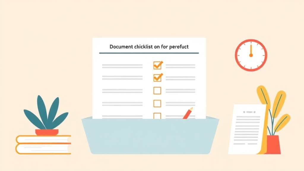 An informative visual explaining document Checklist for Form N-400 for beginners and professionals