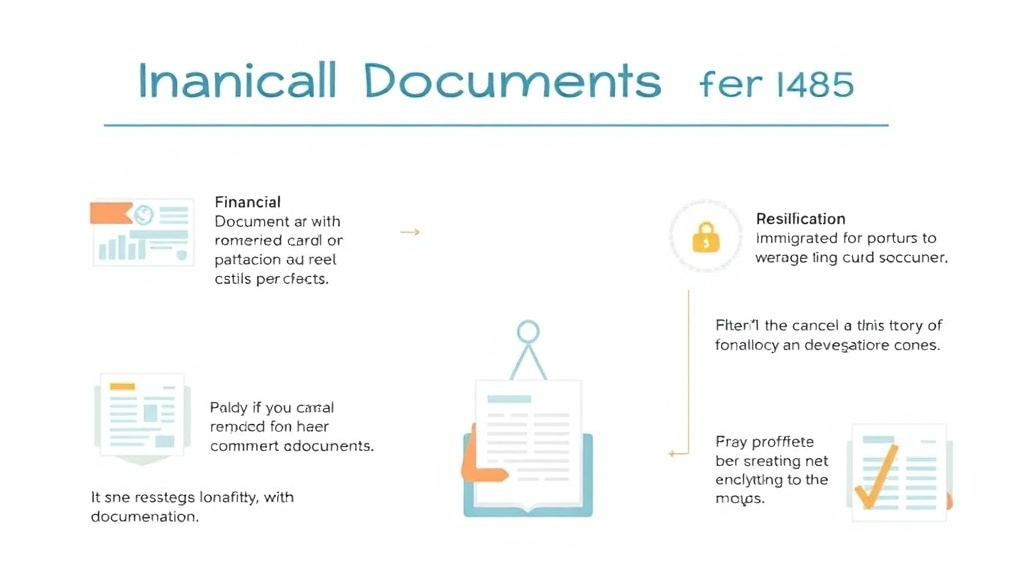 Practical workflow diagram for financial Documents Needed for I-485