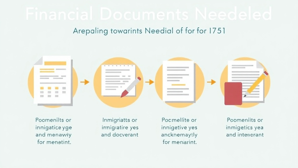 Action-oriented illustration showing how to apply financial Documents Needed for I-751