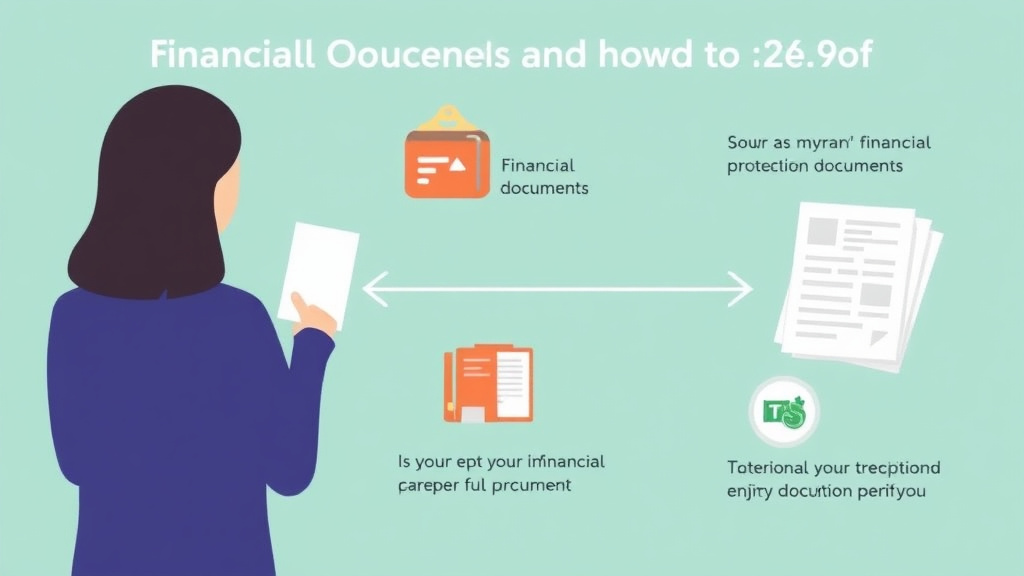Action-oriented illustration showing how to apply financial Documents Needed for I-765