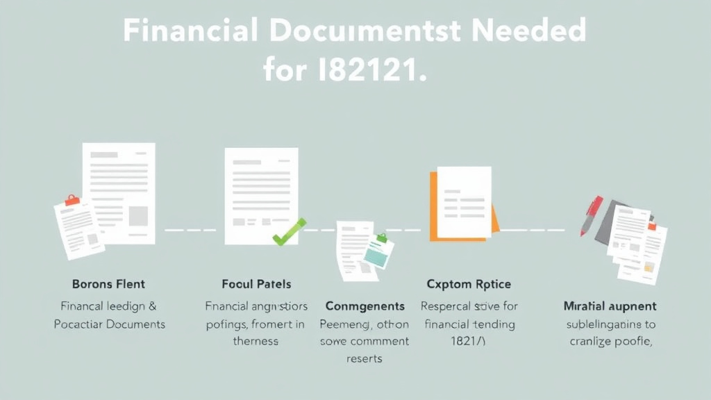 Action-oriented illustration showing how to apply financial Documents Needed for I-821D