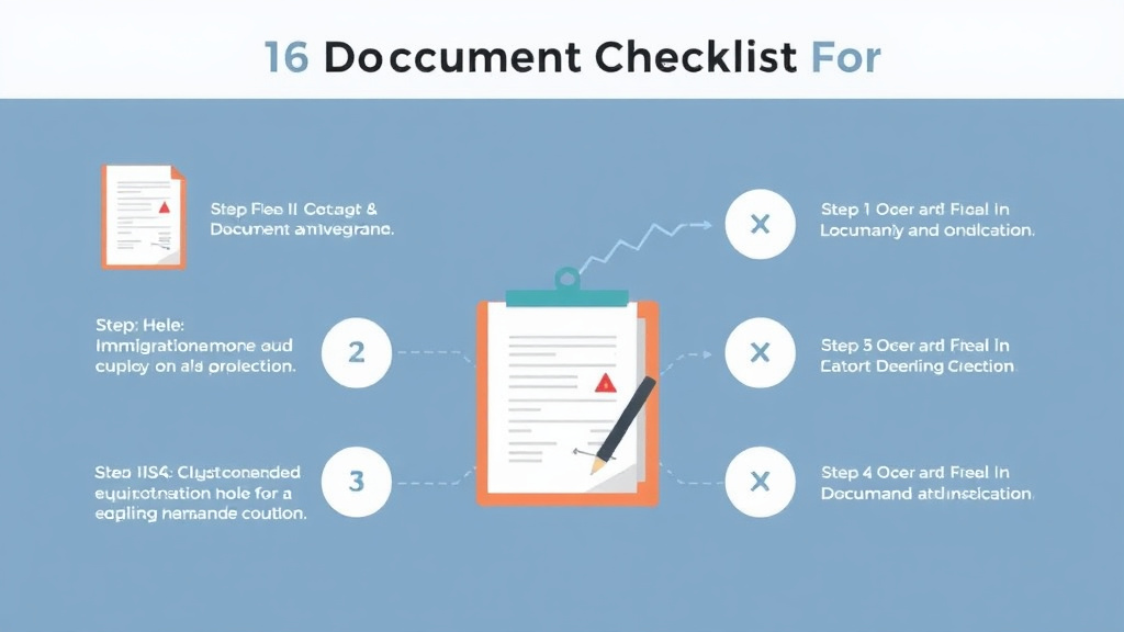 Real-world application diagram for i-140 Document Checklist for First Time Filers