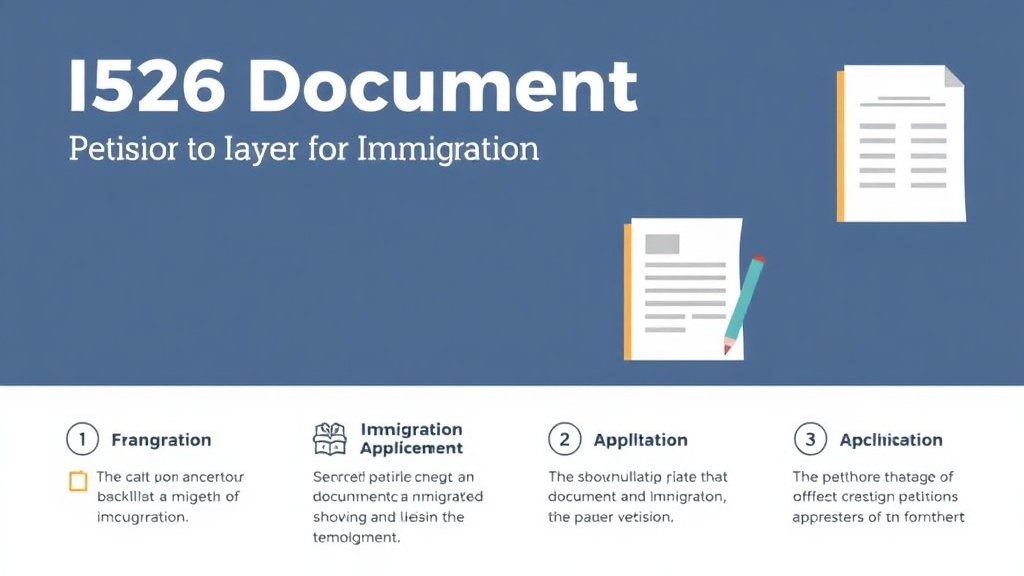 Step-by-step visual guide for implementing i-526 Document Checklist for First Time Filers