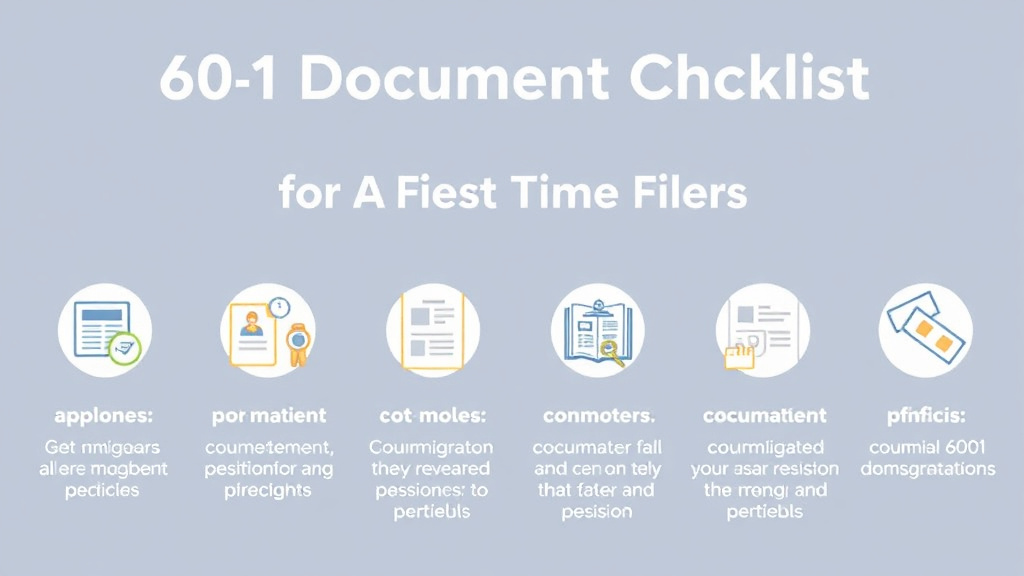 Practical workflow diagram for i-601 Document Checklist for First Time Filers