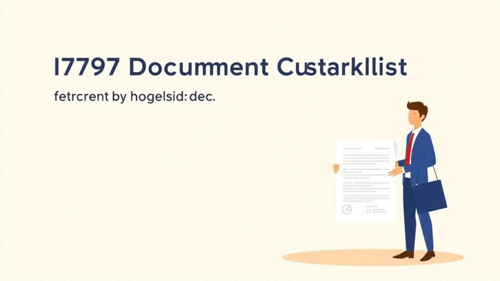 An informative visual explaining i-797 Document Checklist for First Time Filers for beginners and professionals