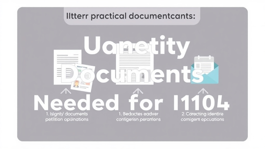 Step-by-step visual guide for implementing identity Documents Needed for I-140