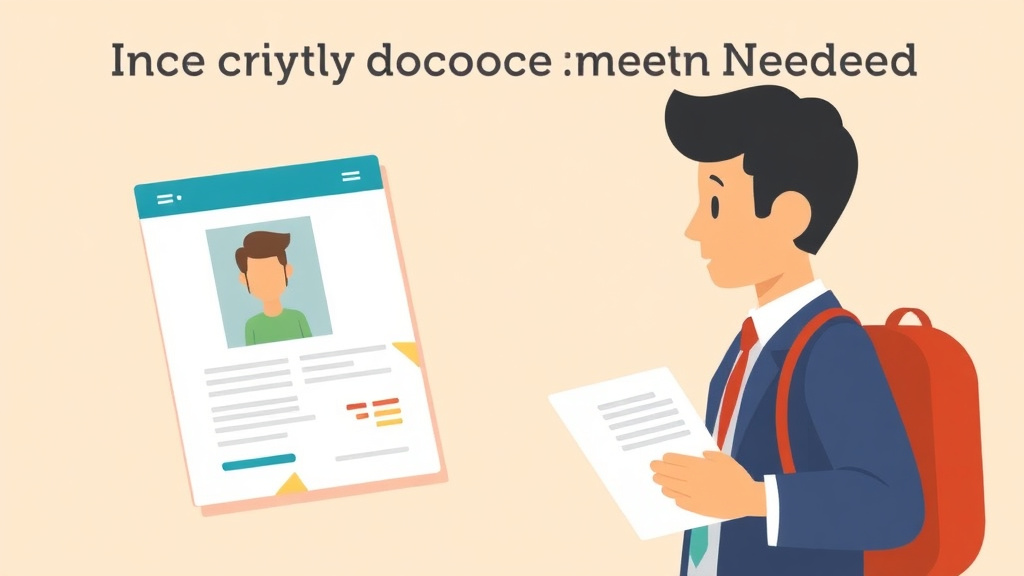 Conceptual diagram showing how identity Documents Needed for I-693 works in practice