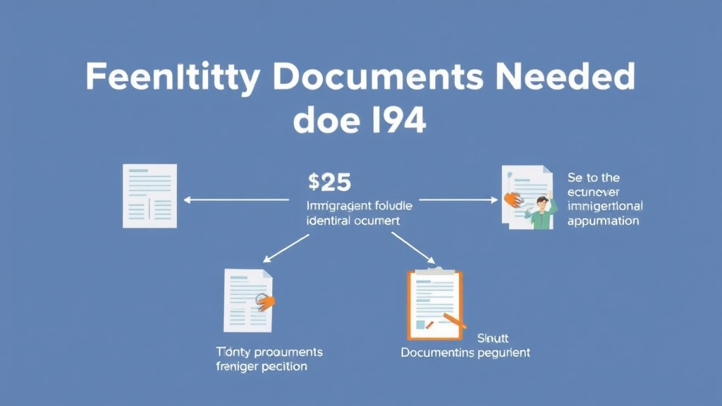 Practical checklist visual for identity Documents Needed for I-94