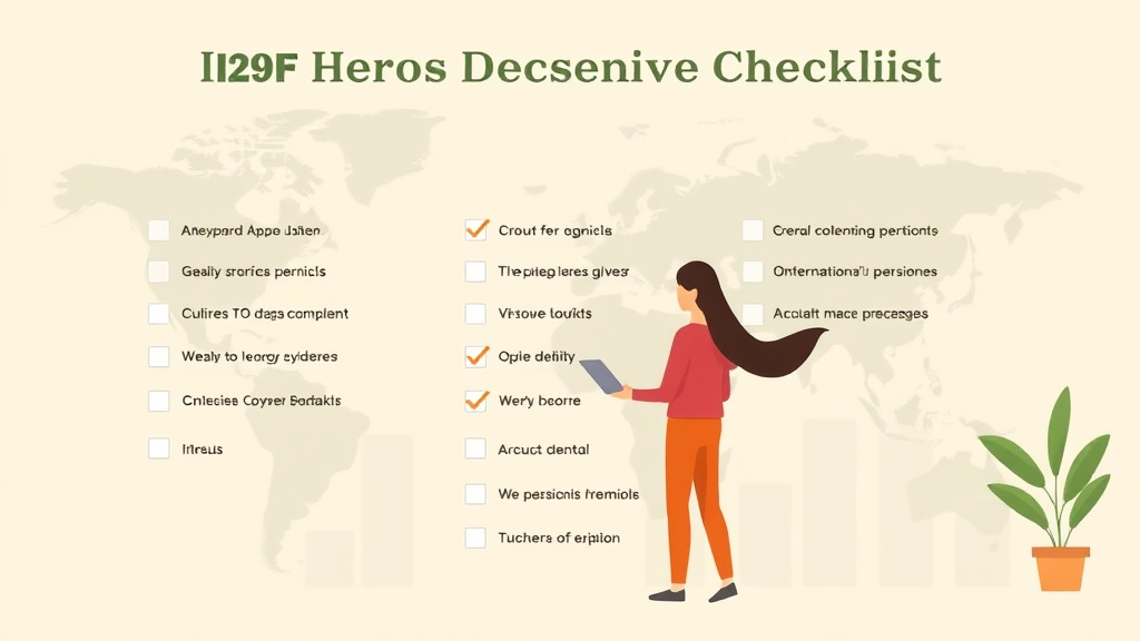 Clear illustration of supporting Evidence Checklist for I-129F with supporting details