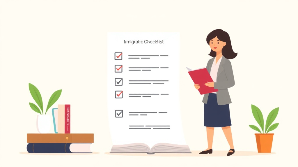 Educational graphic covering the essentials of supporting Evidence Checklist for I-131