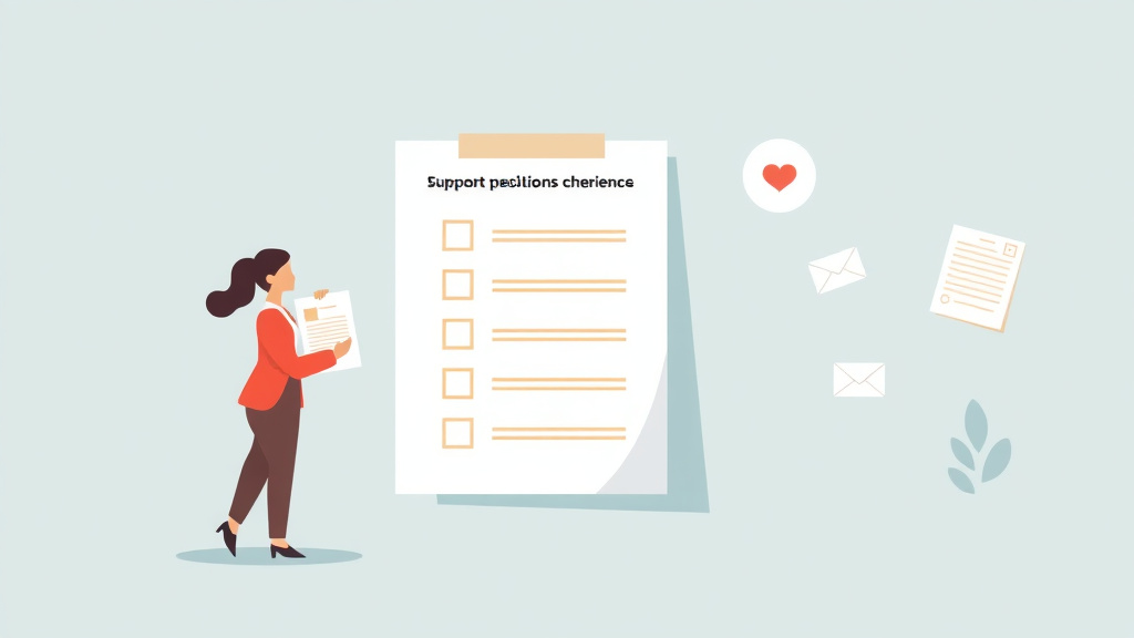 Detailed visual representation of supporting Evidence Checklist for I-20