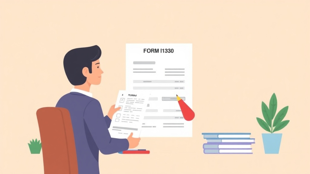 Illustration breaking down the fundamentals of form I-130 Filing Fee 2026