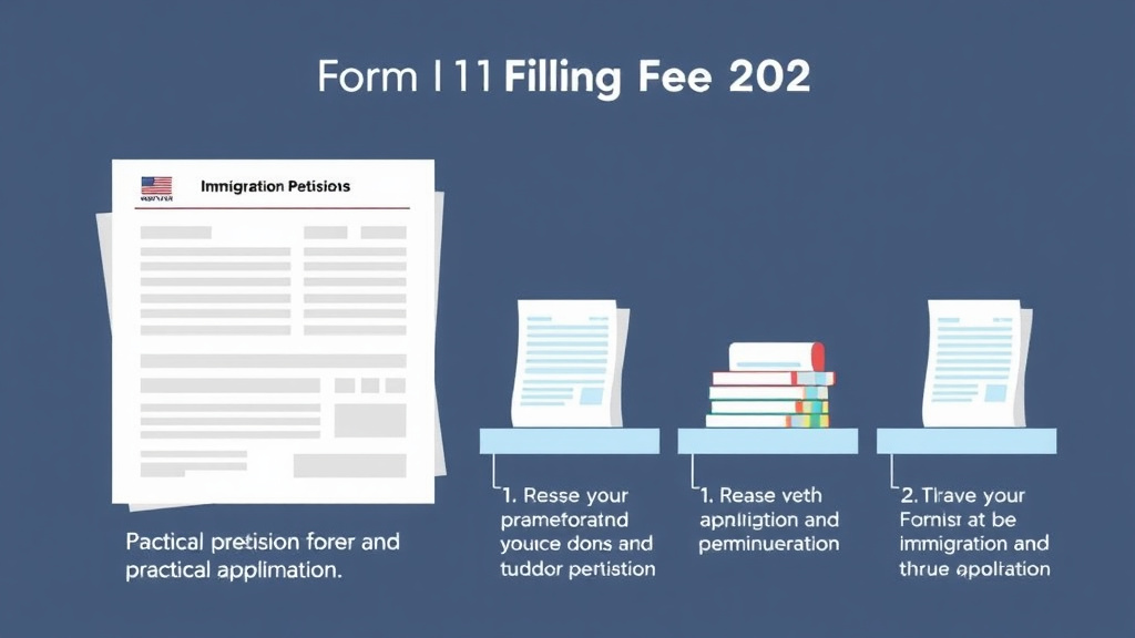 Step-by-step visual guide for implementing form I-131 Filing Fee 2026