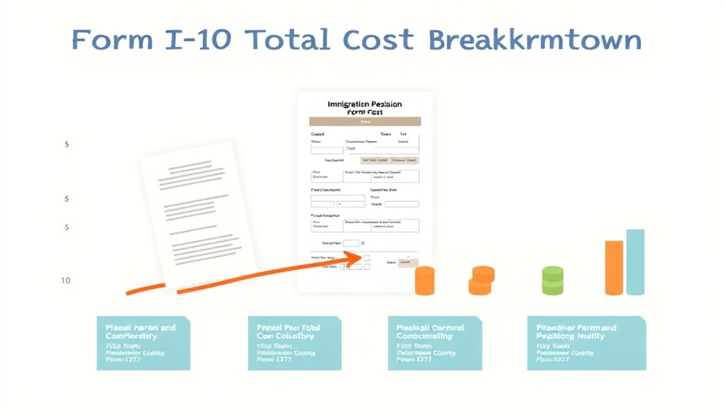 Illustration breaking down the fundamentals of form I-20 Total Cost Breakdown