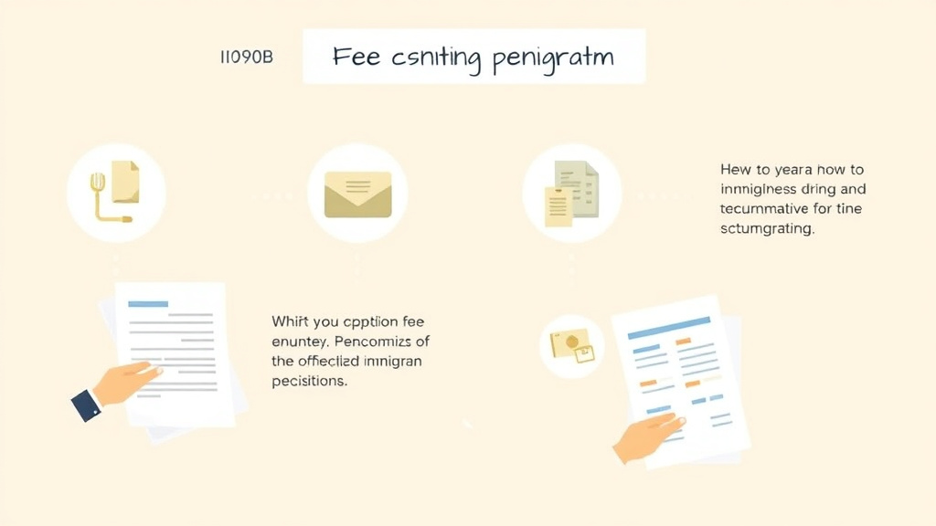 Hands-on guide visualization for form I-290B Fee Waiver Eligibility