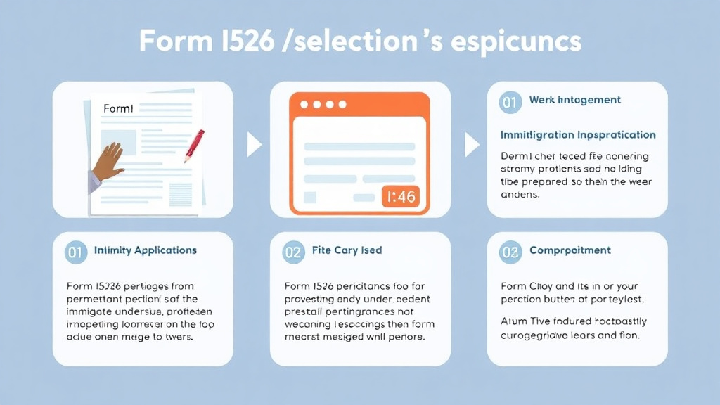 Real-world application diagram for form I-526 Biometrics Fee and Appointment
