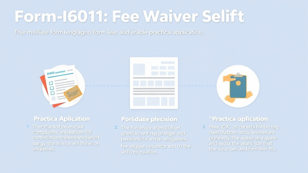 Hands-on guide visualization for form I-601 Fee Waiver Eligibility