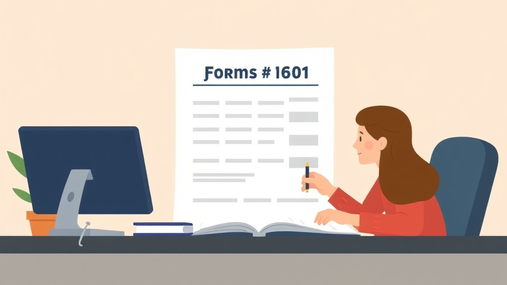 A professional illustration depicting form I-601 Filing Fee 2026