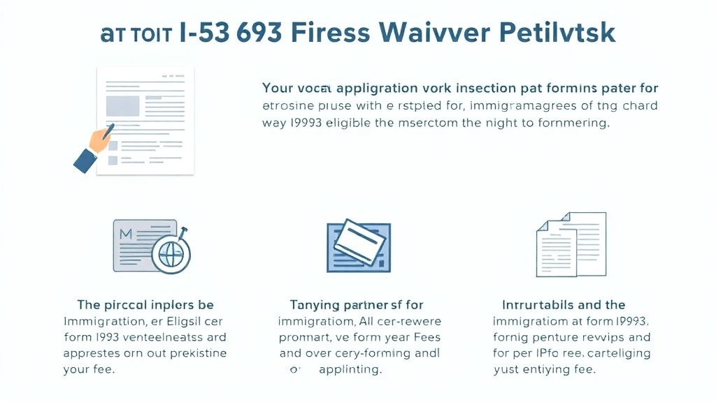 Implementation roadmap for form I-693 Fee Waiver Eligibility with actionable steps