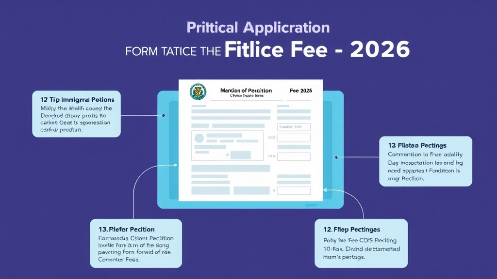 Practical workflow diagram for form I-693 Filing Fee 2026