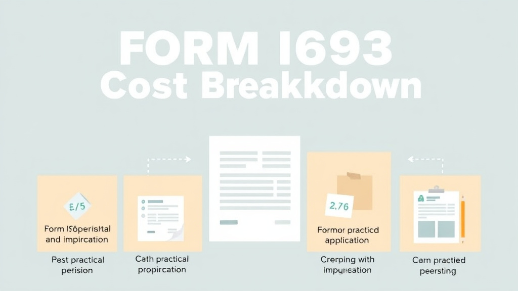 Step-by-step visual guide for implementing form I-693 Total Cost Breakdown