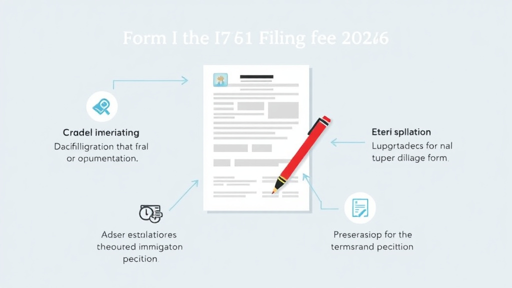 Implementation roadmap for form I-751 Filing Fee 2026 with actionable steps