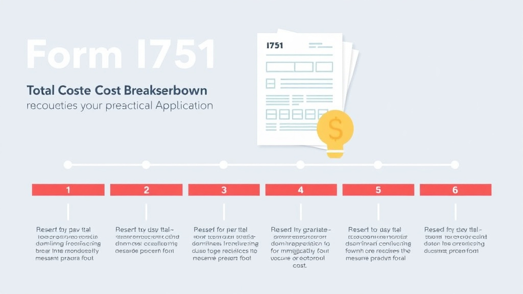 Practical workflow diagram for form I-751 Total Cost Breakdown
