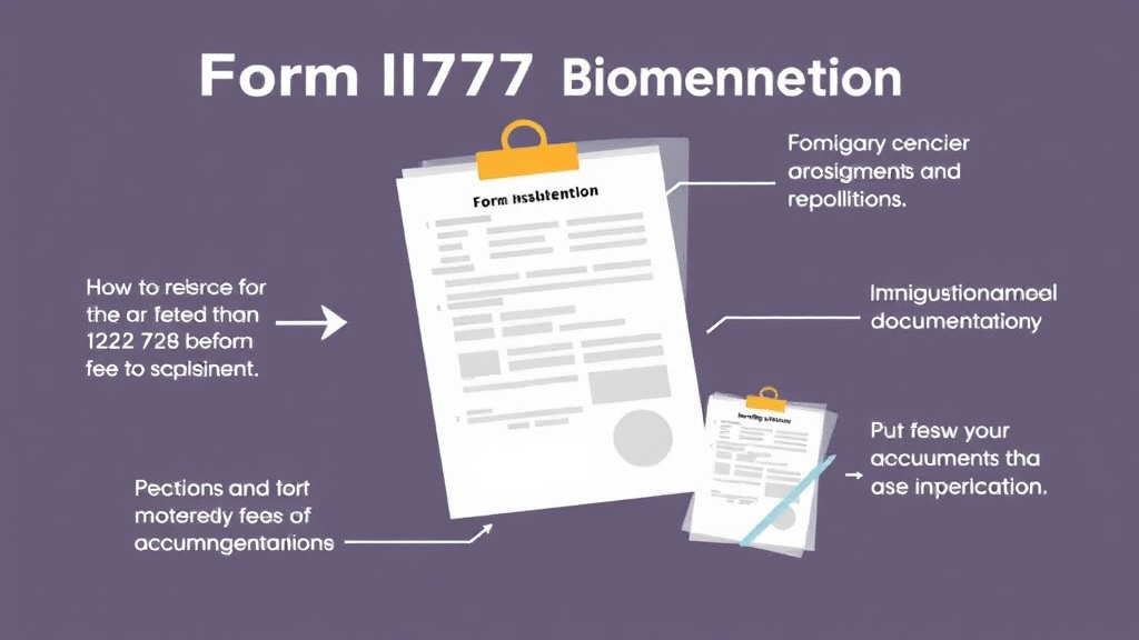 Practical workflow diagram for form I-797 Biometrics Fee and Appointment