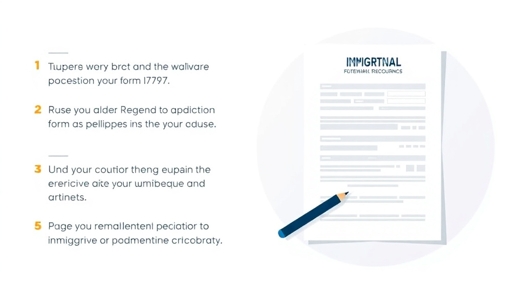 Practical workflow diagram for form I-797 Fee Waiver Eligibility