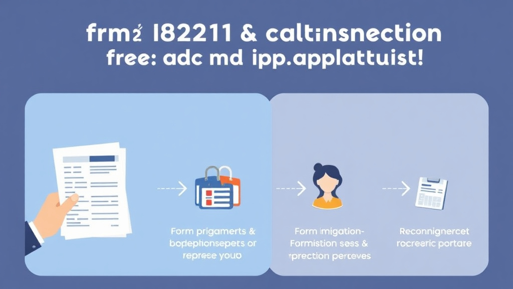 Process flow illustration for putting form I-821D Biometrics Fee and Appointment into action