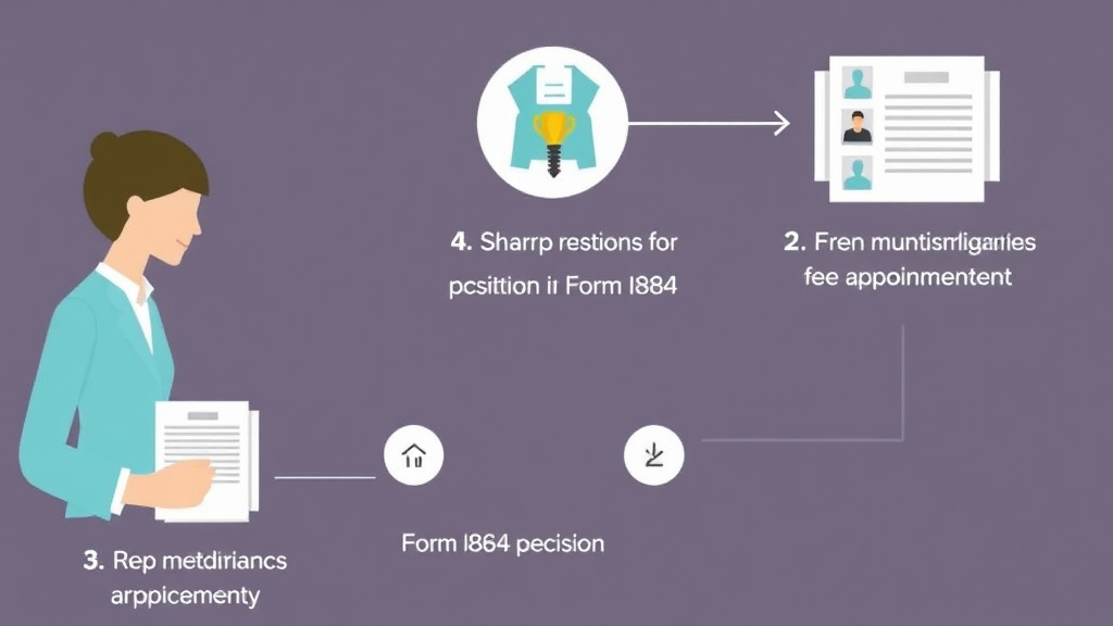 Hands-on guide visualization for form I-864 Biometrics Fee and Appointment