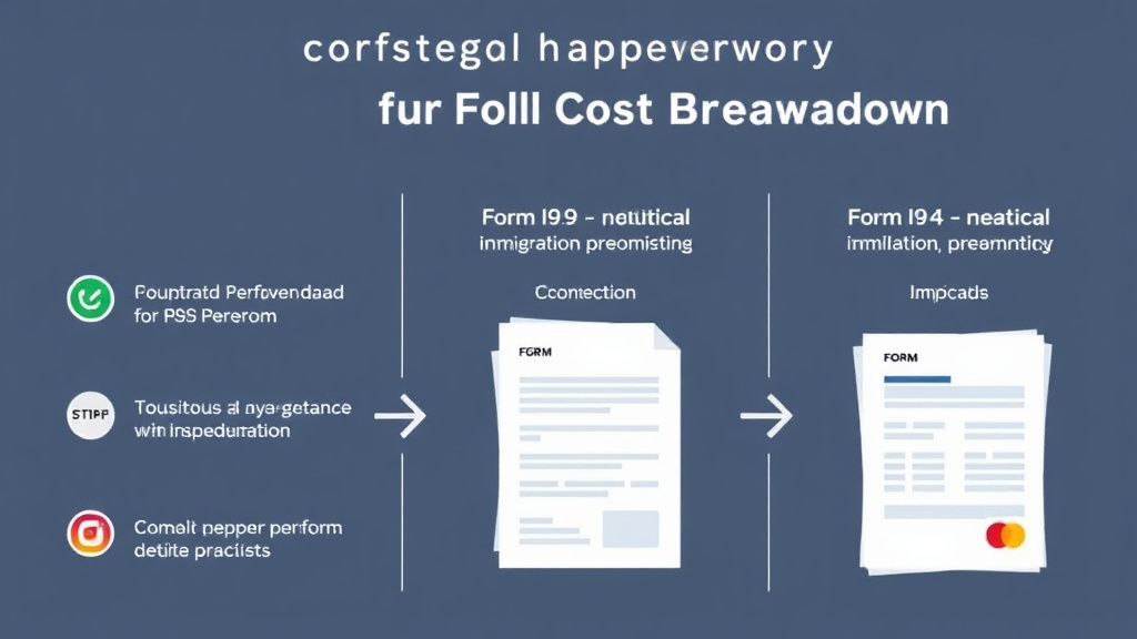 Real-world application diagram for form I-90 Total Cost Breakdown