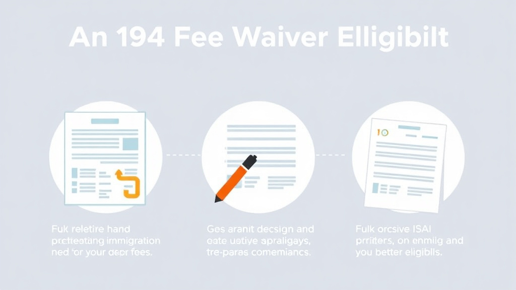 Step-by-step visual guide for implementing form I-94 Fee Waiver Eligibility