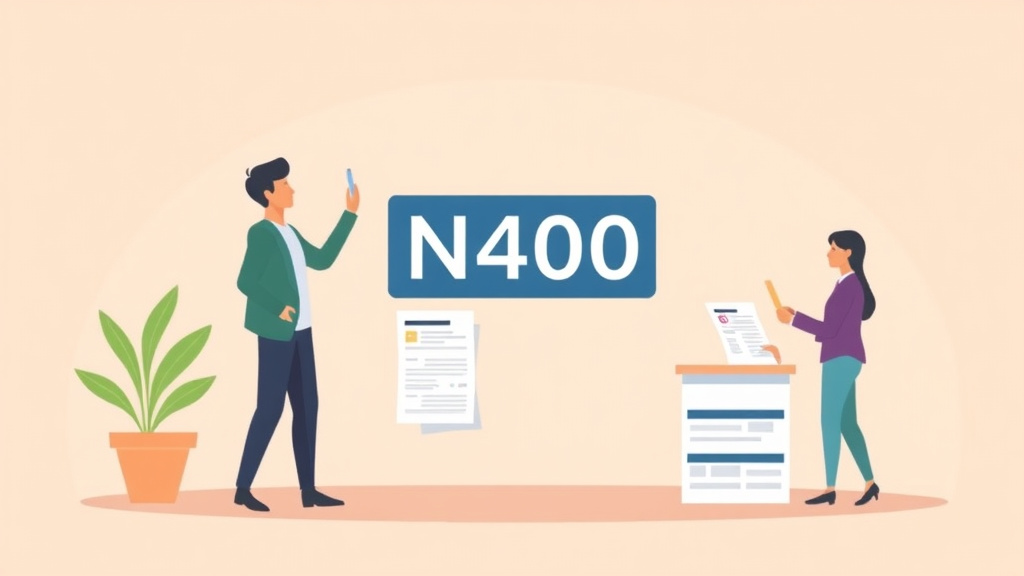 Visual overview of form N-400 Biometrics Fee and Appointment with key concepts highlighted
