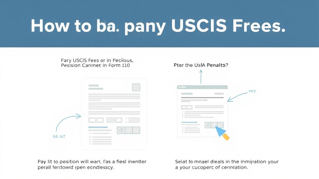 Hands-on guide visualization for pay USCIS Fees for Form I-20