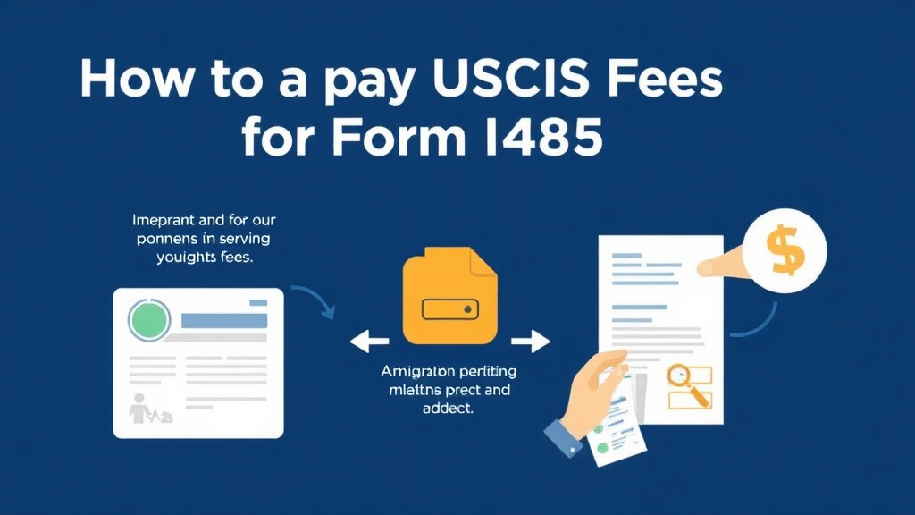 Implementation roadmap for pay USCIS Fees for Form I-485 with actionable steps
