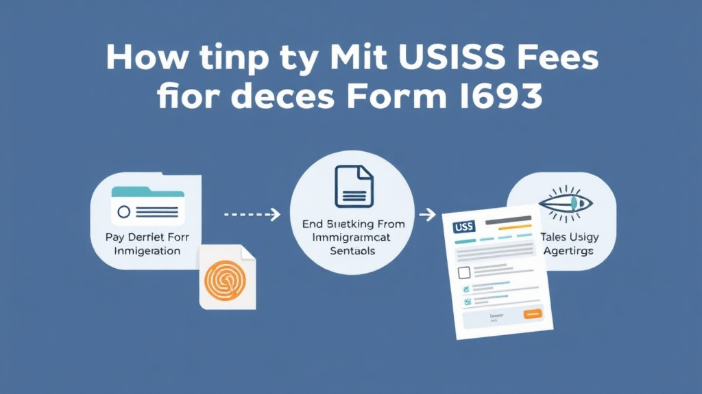 Real-world application diagram for pay USCIS Fees for Form I-693