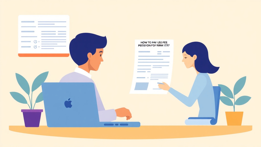 Clear illustration of pay USCIS Fees for Form I-797 with supporting details