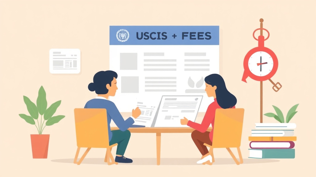 Visual overview of pay USCIS Fees for Form I-94 with key concepts highlighted