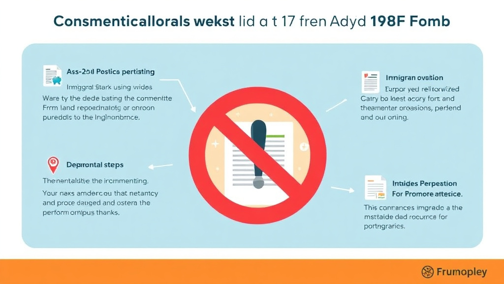 Hands-on guide visualization for common Mistakes on Form I-129F and How to Avoid Them