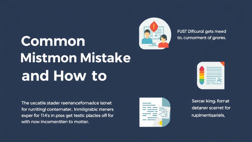 Step-by-step visual guide for implementing common Mistakes on Form I-140 and How to Avoid Them